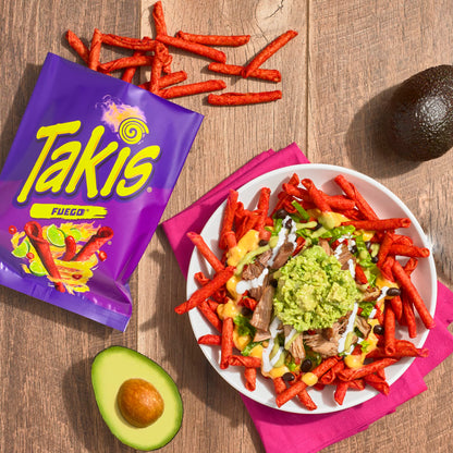 Takis Blue Heat Rolled Tortilla Chips – Hot Chili Pepper Flavor | Imported | 3.25 oz 92.3g