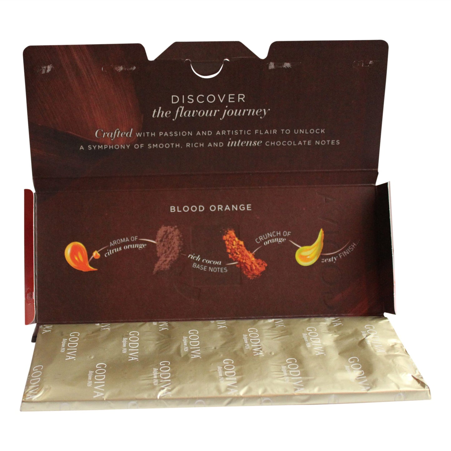Godiva Belgium 90G Bar Blood Orange | Imported