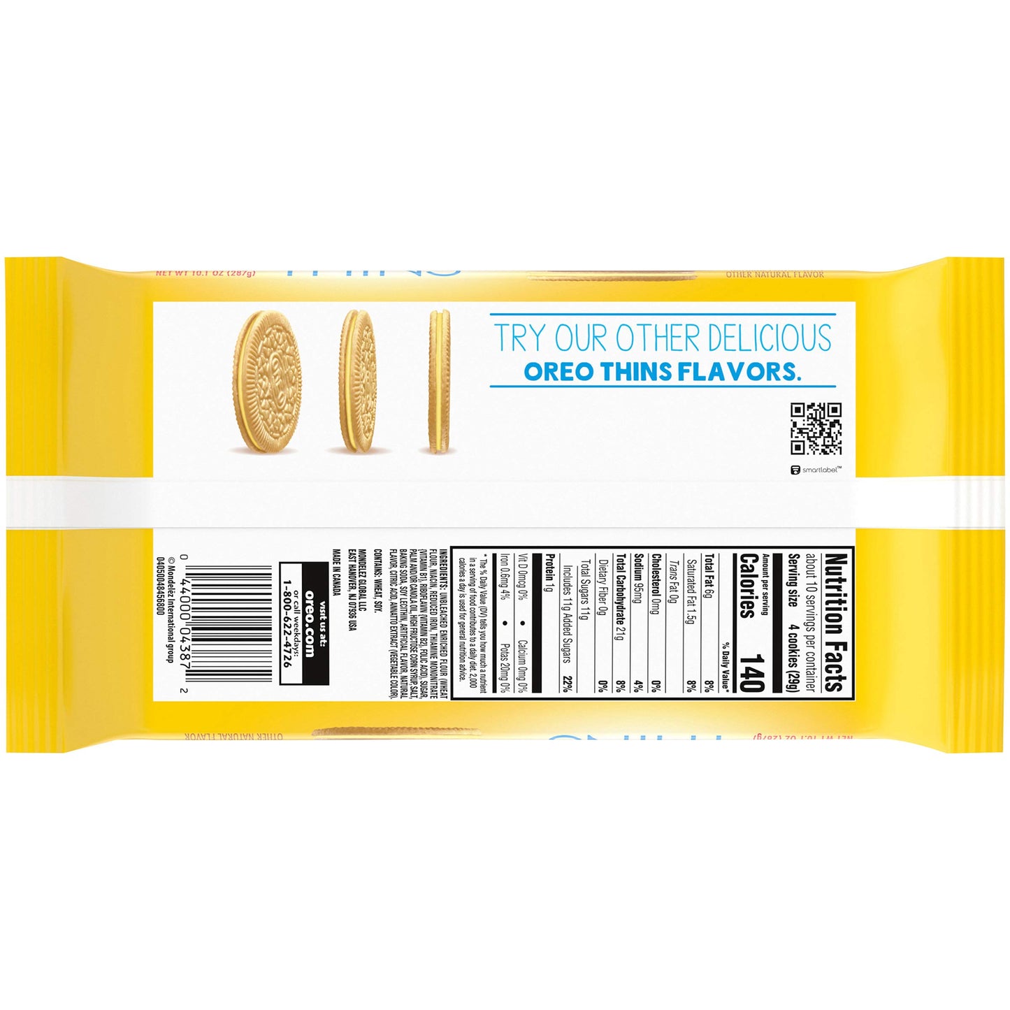 OREO Thins Lemon Creme Sandwich Cookies – Imported | 287g