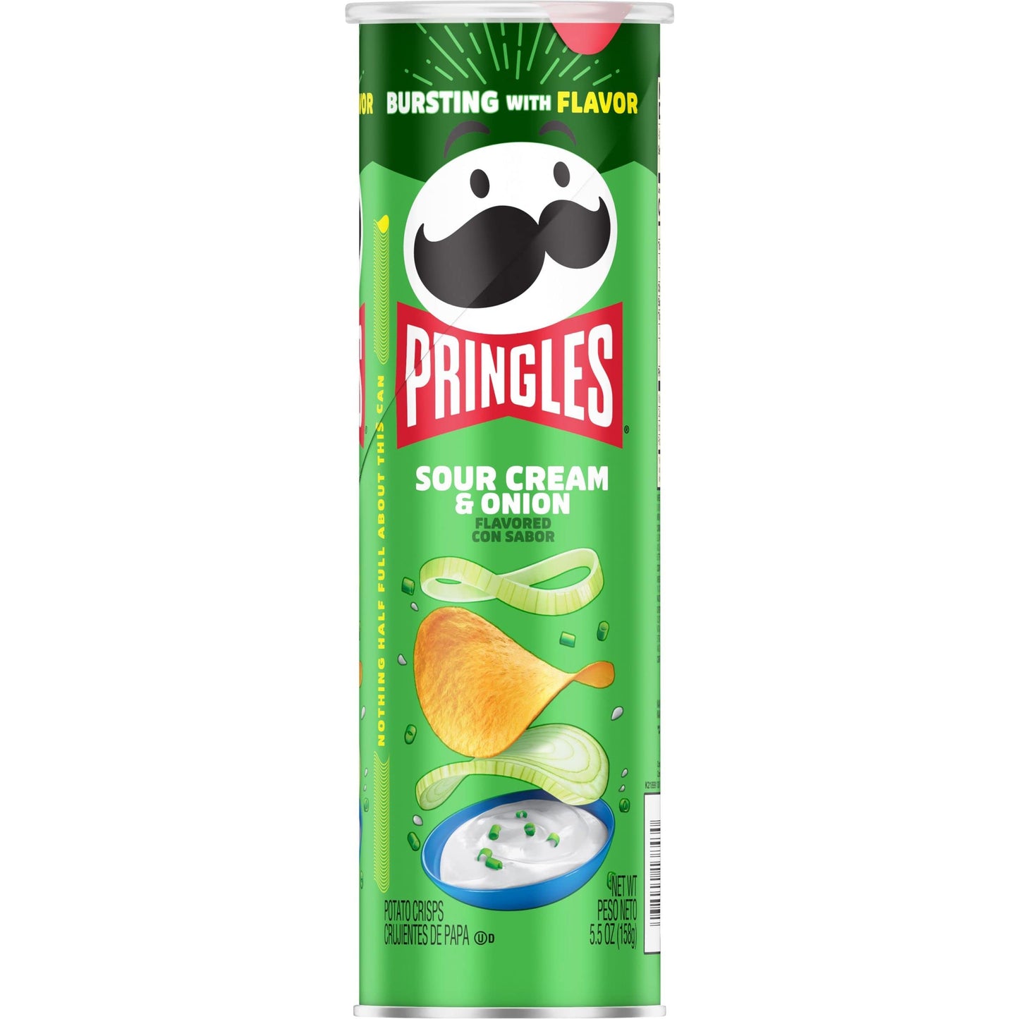 Pringles Sour Cream & Onion Chips – 158g | Imported Snack
