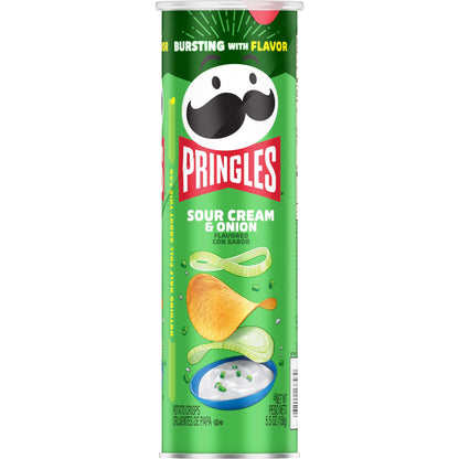 Pringles Sour Cream & Onion Chips – 158g | Imported Snack