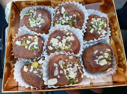 Banarasi Rakhi Bandhan Box – Laal Peda, Mewa Dalmoth & Rakhi