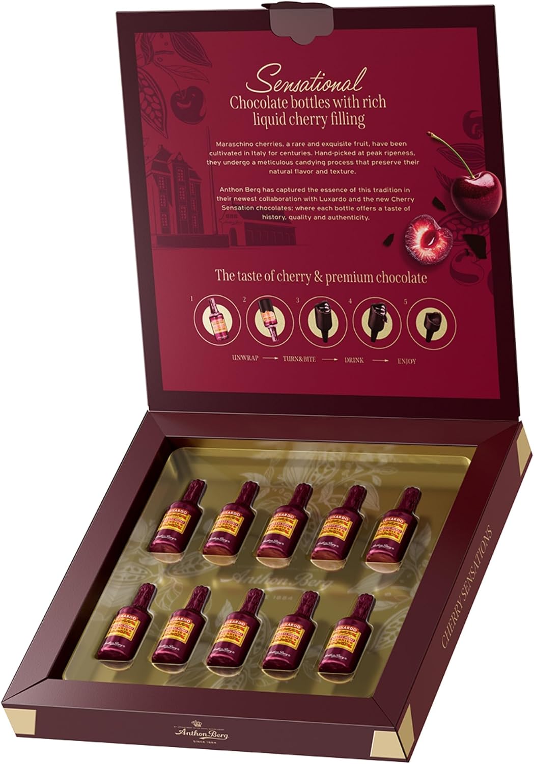 Imported Anthon Berg Luxardo Cherry Chocolates from Denmark – chocolates