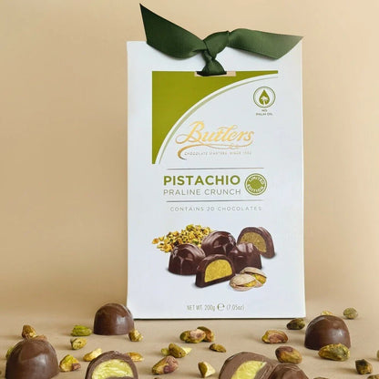 Imported Butlers Pistachio Praline Crunch Chocolate Box from Ireland – chocolates
