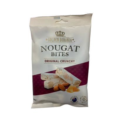 Golden Boronia almond honey nougat bites crunchy