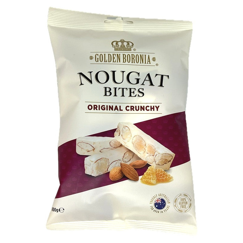 Golden Boronia almond honey nougat bites crunchy