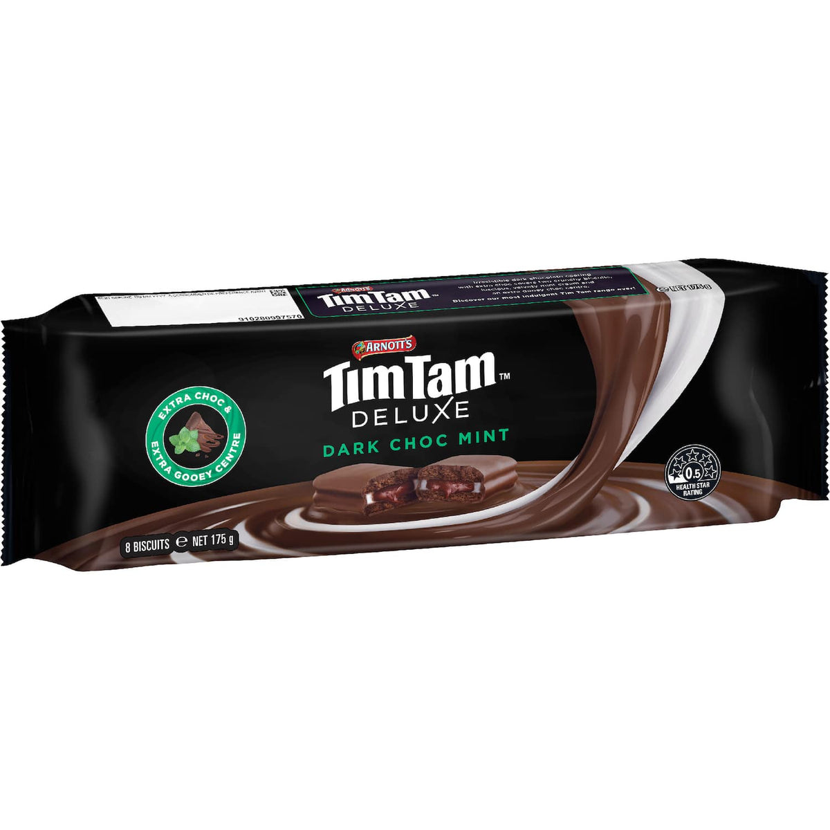Arnott's Tim Tam Deluxe Dark Choc Mint 175g pack