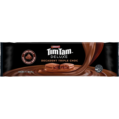 Arnott's Tim Tam Deluxe Decadent Triple Choc 175g pack