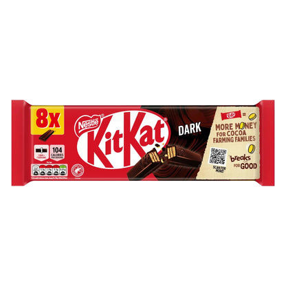Kitkat Chocolate Dark (8 Bars) 165.6G, Imported | Product of UK