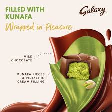 Imported Galaxy Pistachio Kunafa Milk Chocolate – Viral Dubai Bar 90g