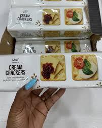 Imported M&S Food Cream Crackers – Crisp British Classic 300g