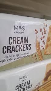 Imported M&S Food Cream Crackers – Crisp British Classic 300g