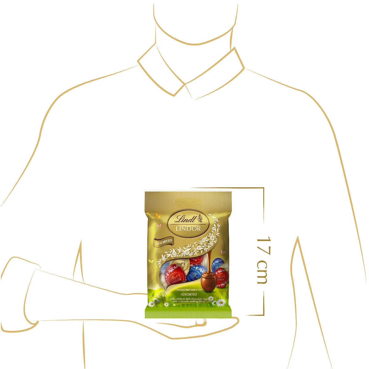 Lindt Lindor Assorted Easter Egg Chocolate 80g -Imported from UK | IndyGood