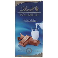 Imported Lindt Vollmilch Milk Chocolate Bar – Creamy Swiss Style 100g