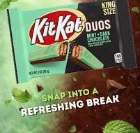 Imported KitKat Duos Mint Dark Chocolate – Cool Crunch Treat