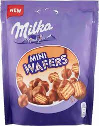 Imported Milka Choco Mini Wafers – Creamy Crunch Bites 110g