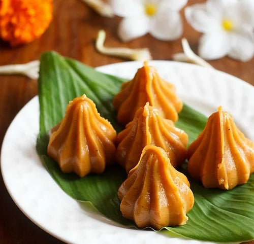 Premium Kandi Modak from Pune by Indygood – Made with Pure Khoa & Desi Ghee 500g | Traditional Sweet