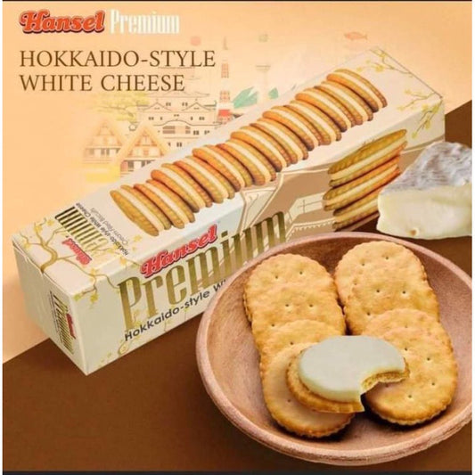 Hansel Premium Hokkaido Style White Cheese Biscuits – 127g | Imported