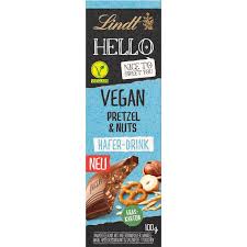 Lindt HELLO Pretzel & Nuts Vegan Chocolate 100g
