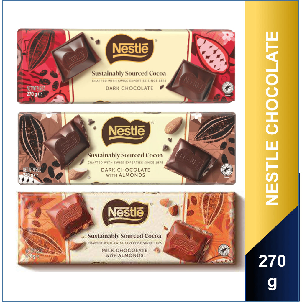 NESTLE Sustainably Sourced Cocoa 270g Rakhi Hamper – Imported Chocolate with Rakhi roli chawal & handwritten note