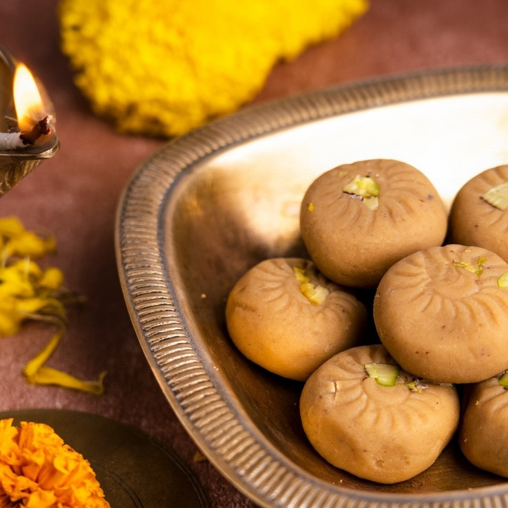 Maharashtra Satara Famous Kandi Peda – Made with Pure Mawa & Desi Ghee | 500g